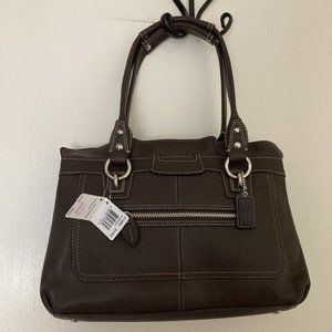 Coach Leather Shopper Handbag NWT